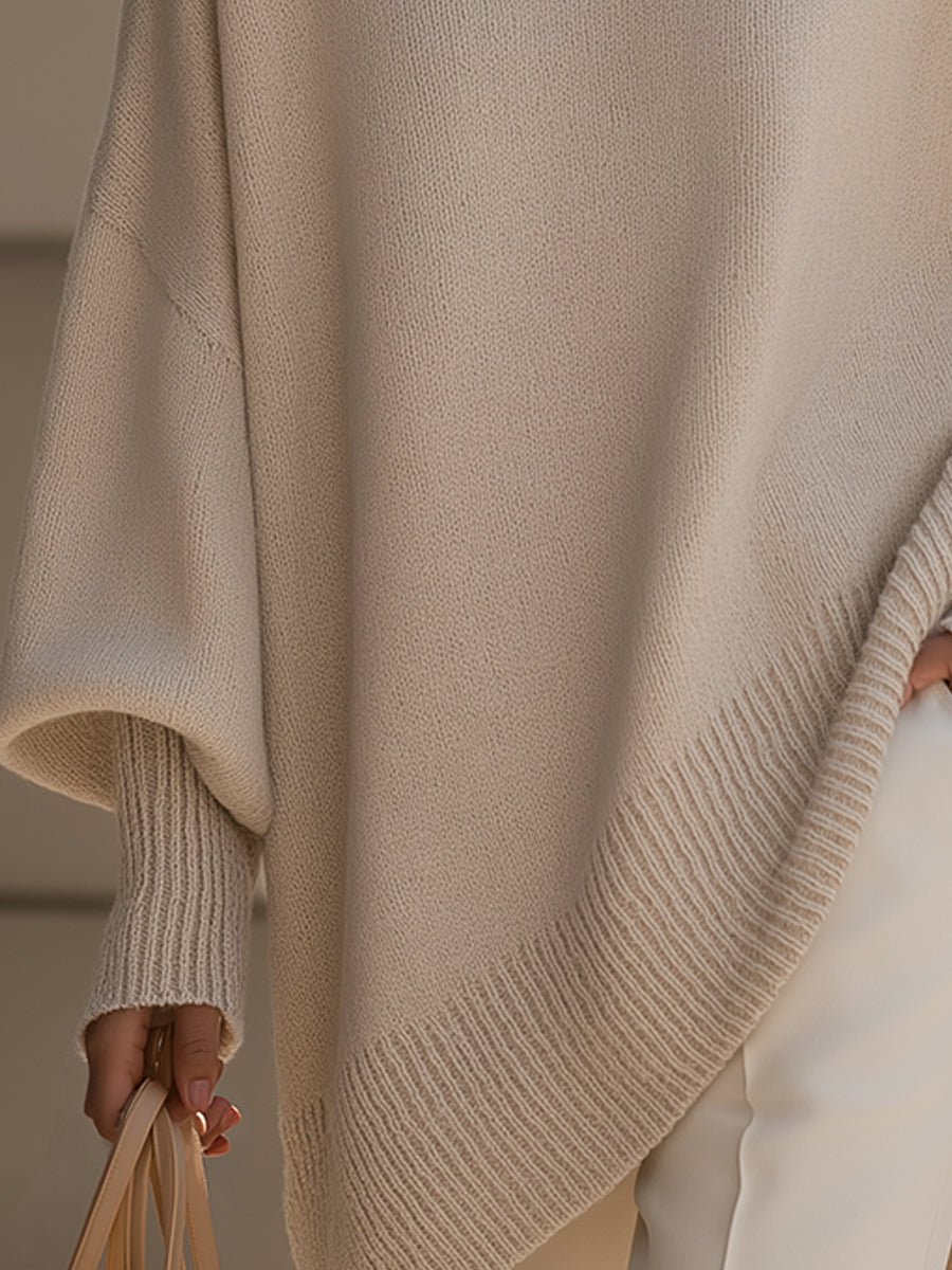Poncho Oversize Maille