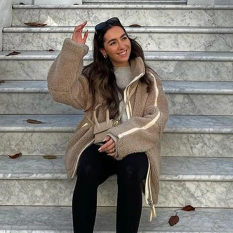 Veste Sherpa Zippée