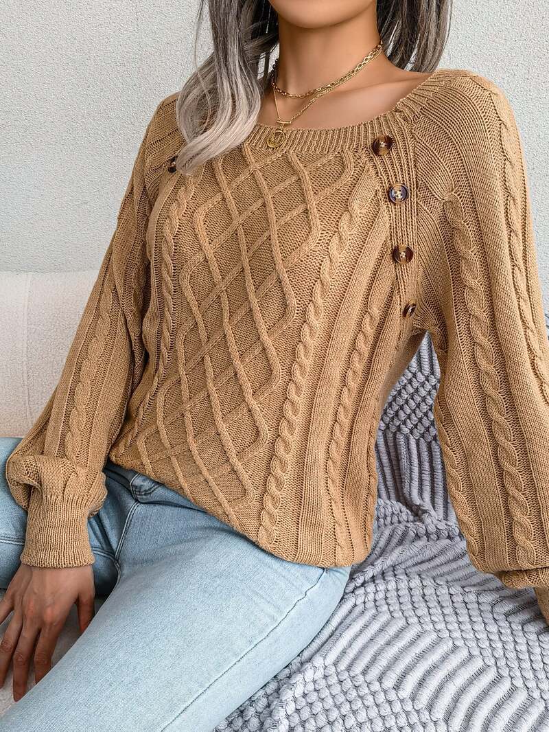 Pull En Maille Torsadée