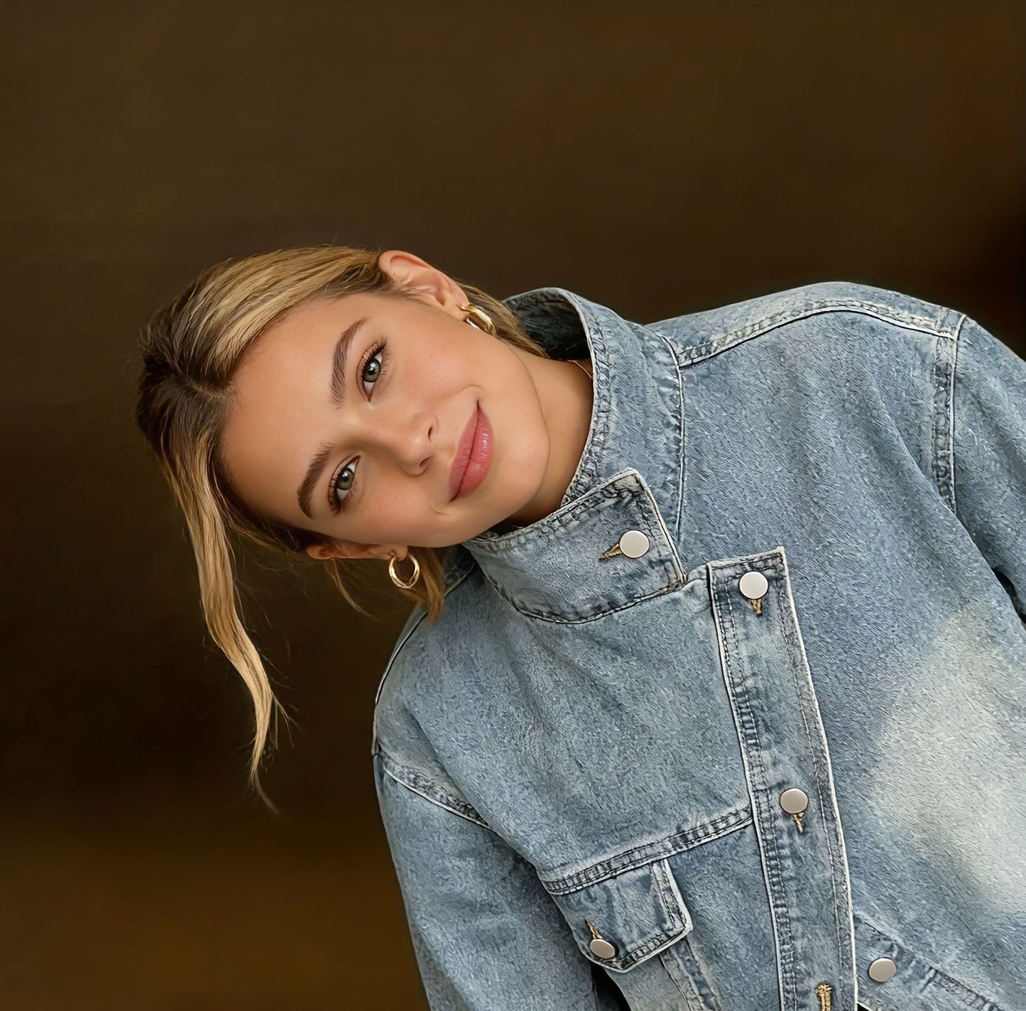 Veste Denim Poche Unique
