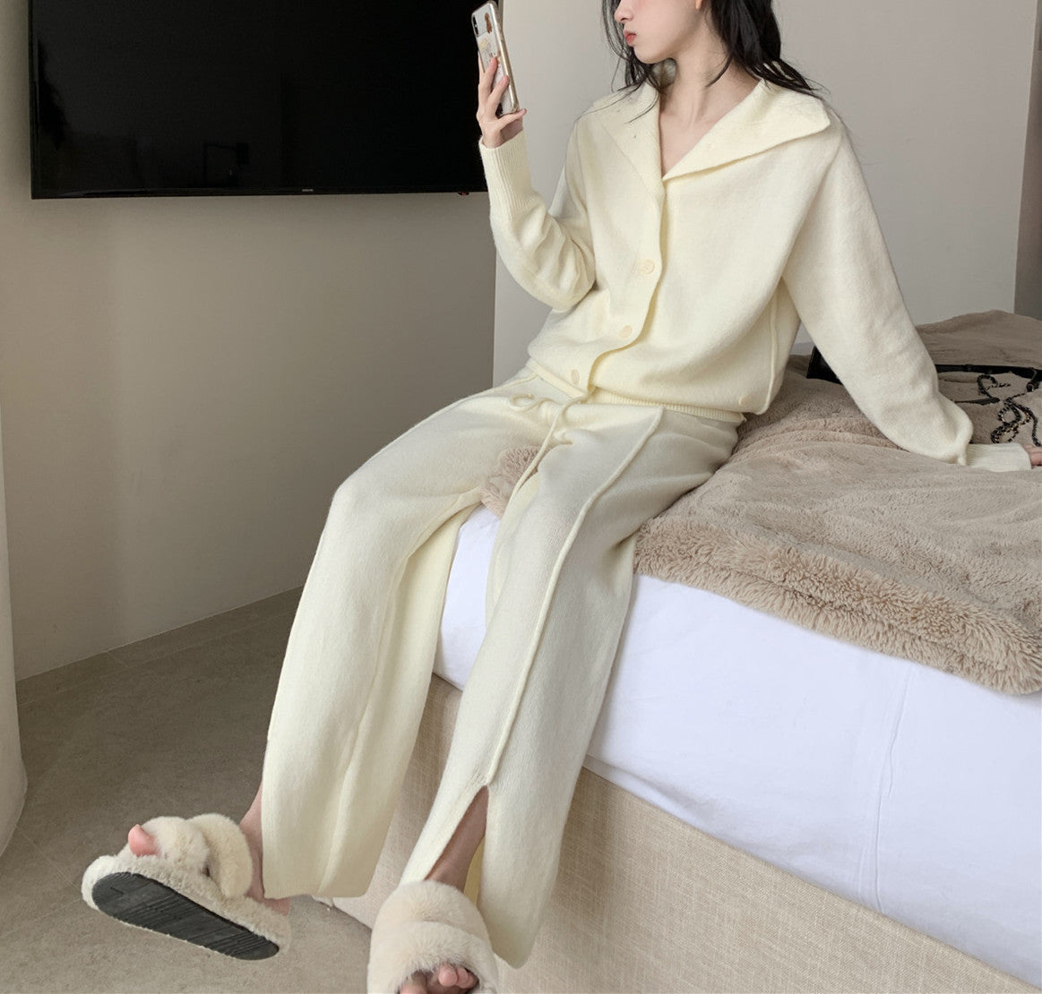 Set en Maille Court & Chic