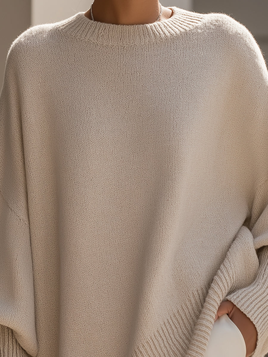 Poncho Oversize Maille