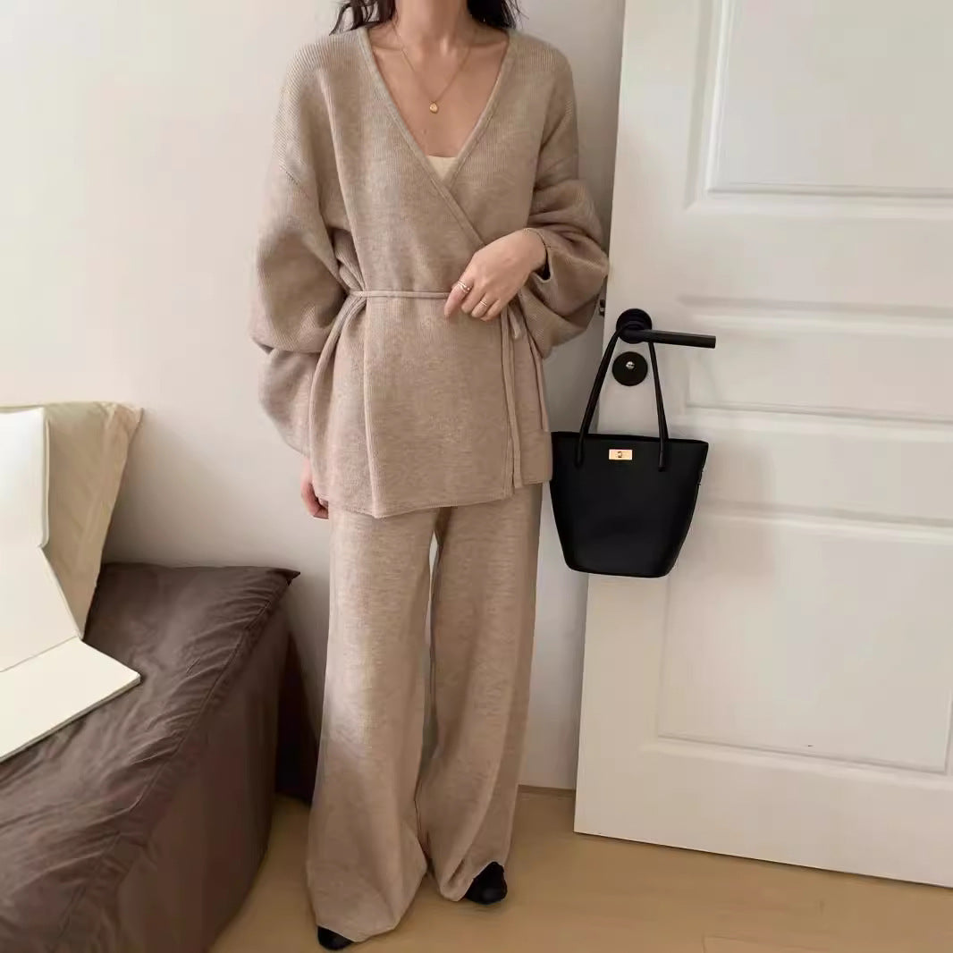 Cardigan Tricoté & Pantalon