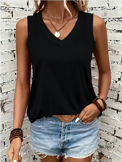 Top Respirant Coton Col V