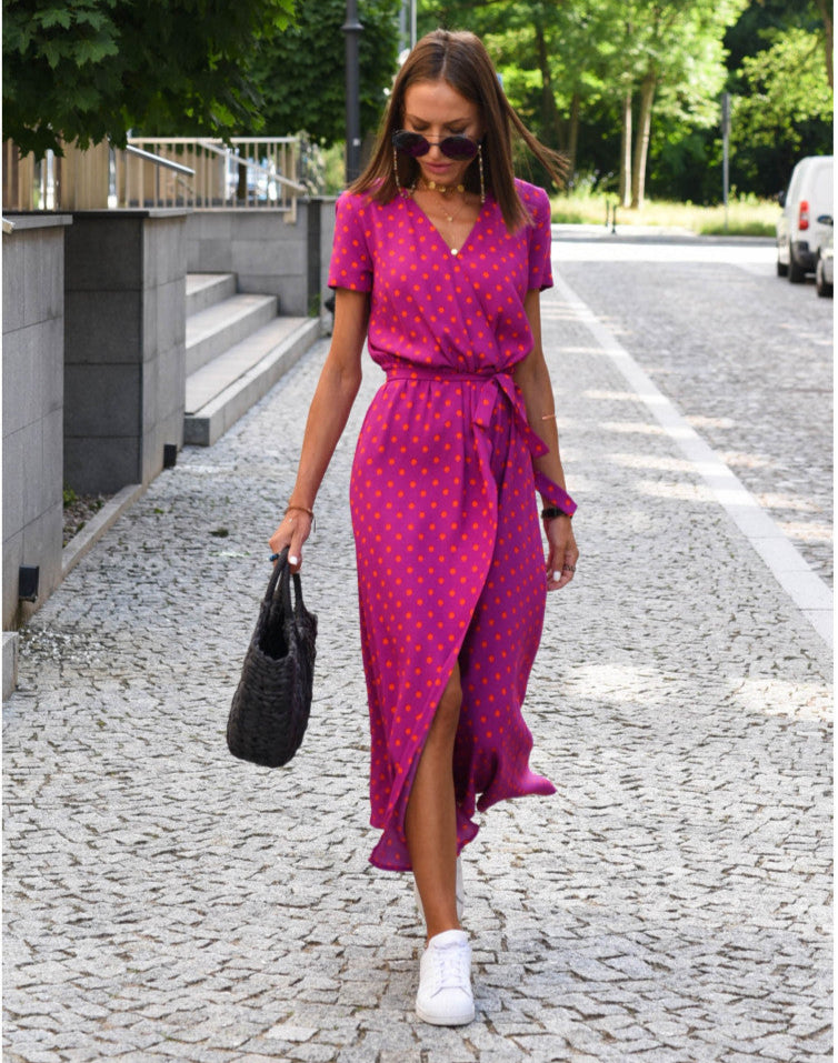 Robe fluide à coupe flatteuse