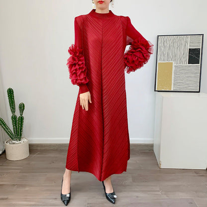 Robe Plissée Élégante