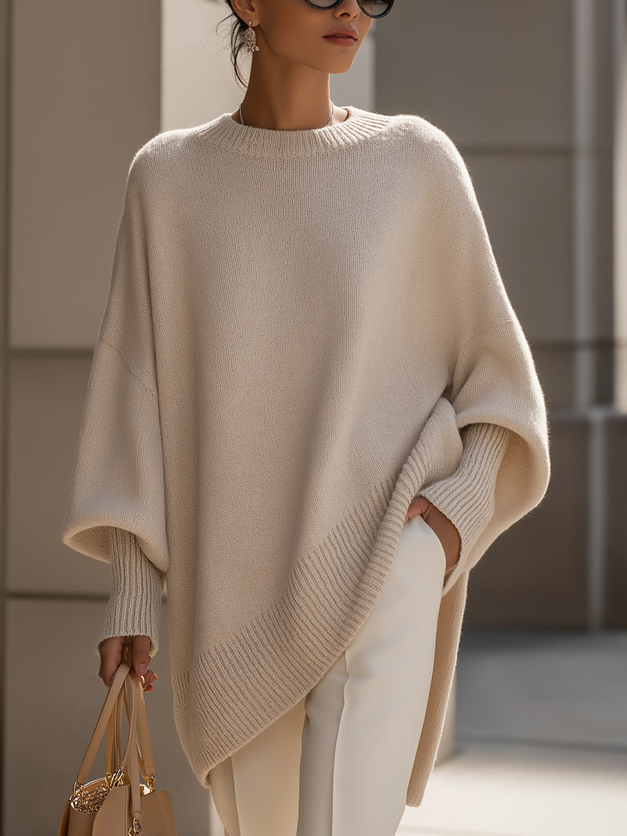 Poncho Oversize Maille