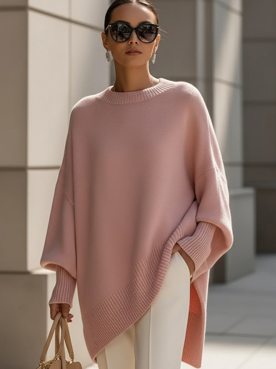 Poncho Oversize Maille