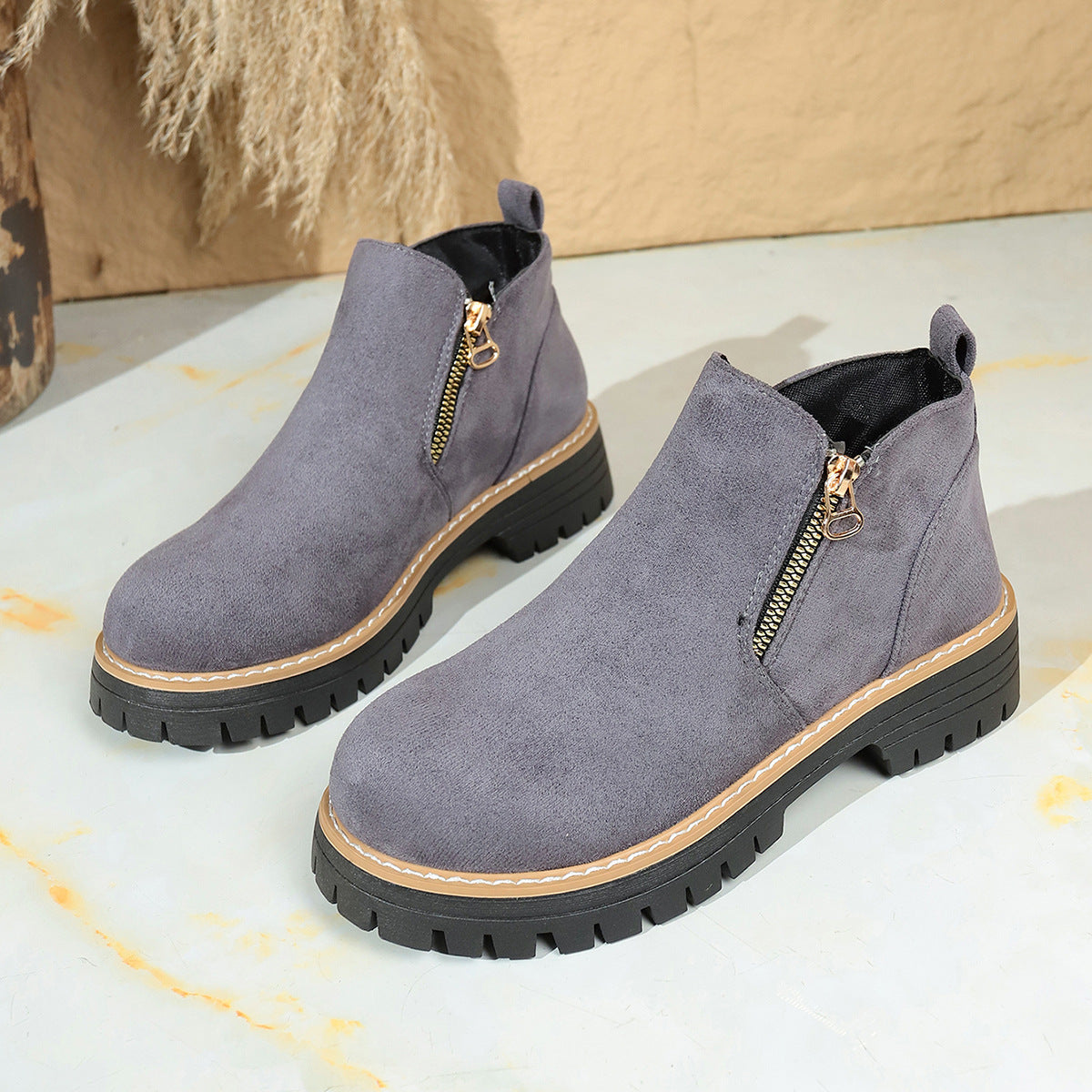 Chaussures Daim Hiver