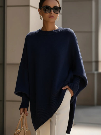 Poncho Oversize Maille