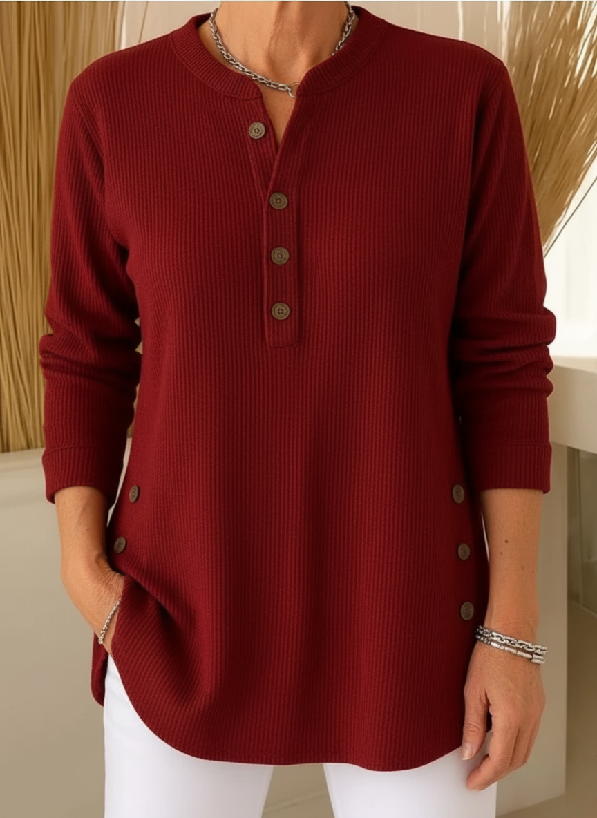 Pull En Tricot À Manches Longues