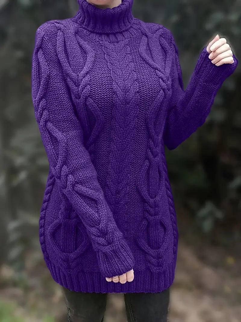 Pull Robe Col Roulé