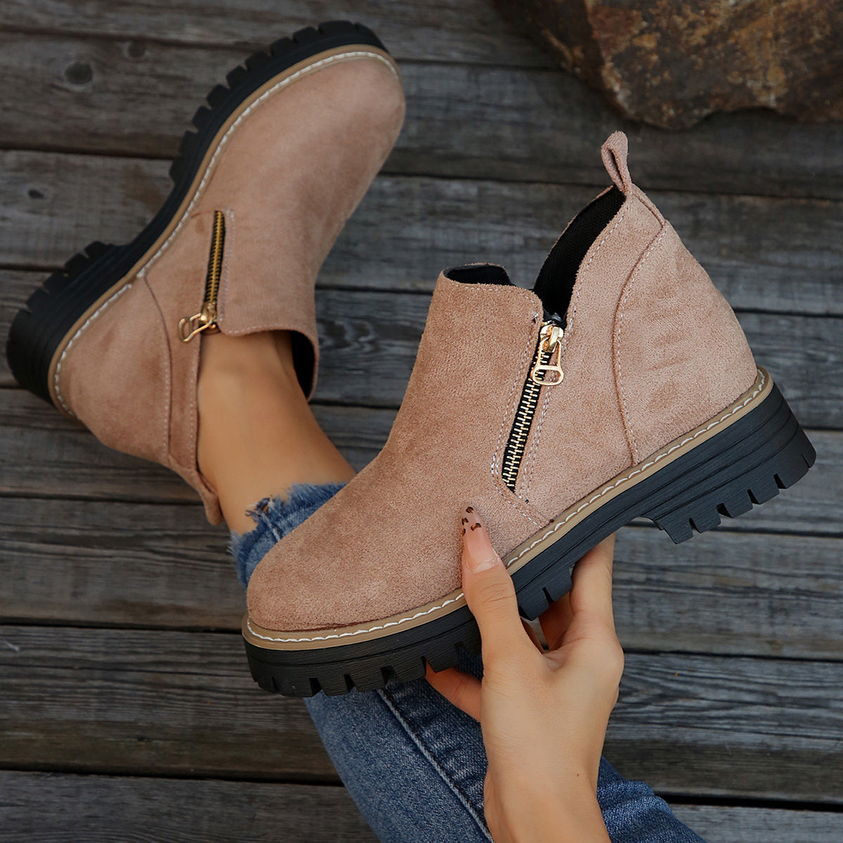 Chaussures Daim Hiver