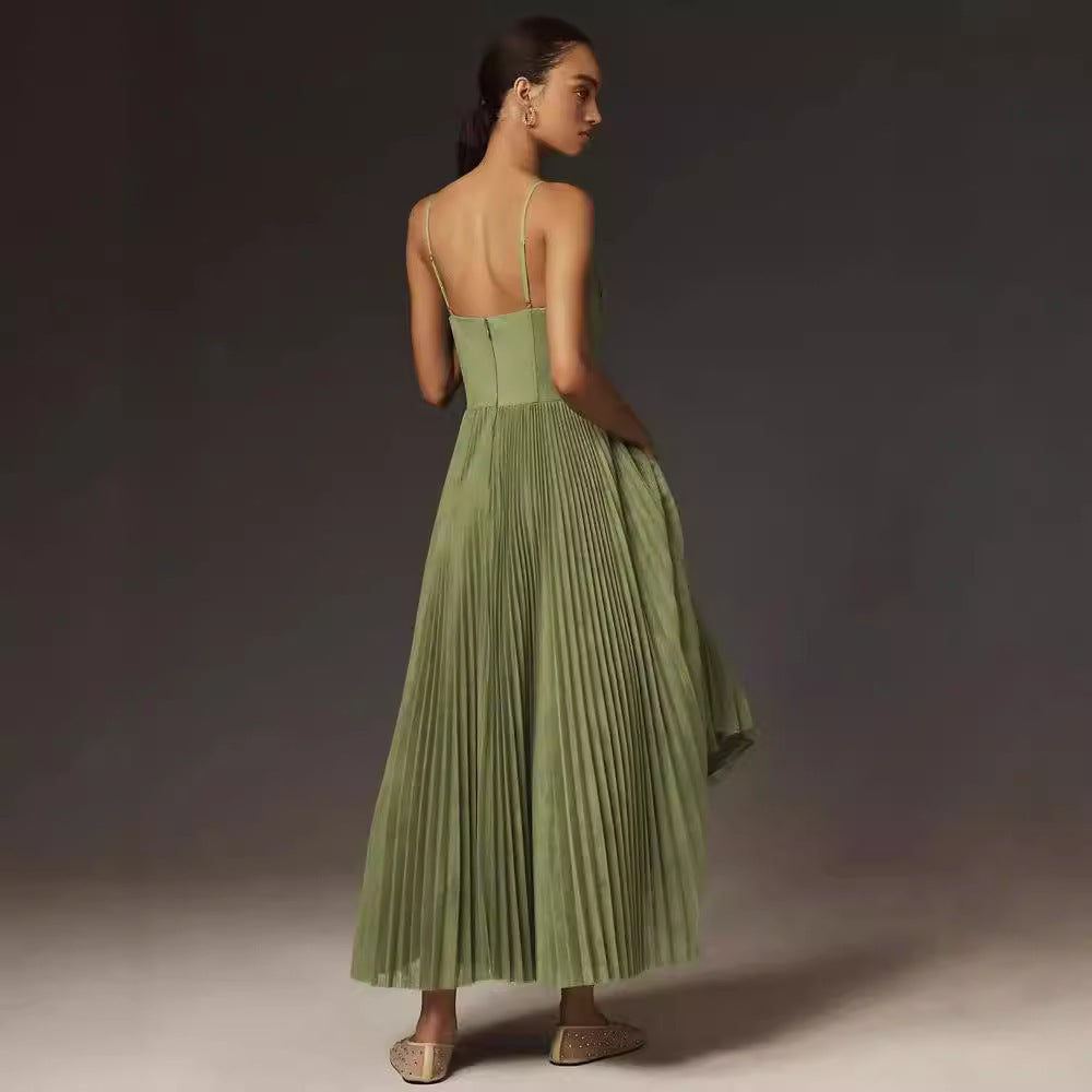 Robe Maxi Soie Glacée