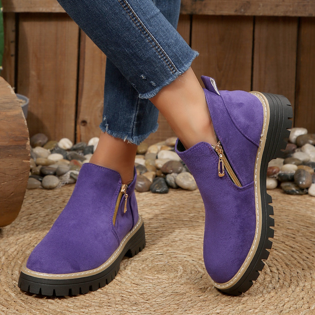 Chaussures Daim Hiver