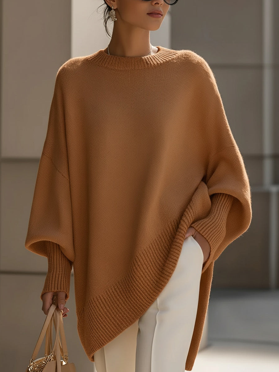 Poncho Oversize Maille