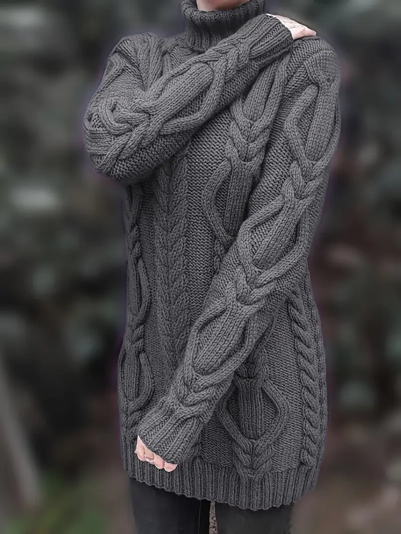 Pull Robe Col Roulé