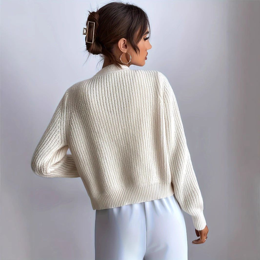 Pull & Gilet Blanc Lait