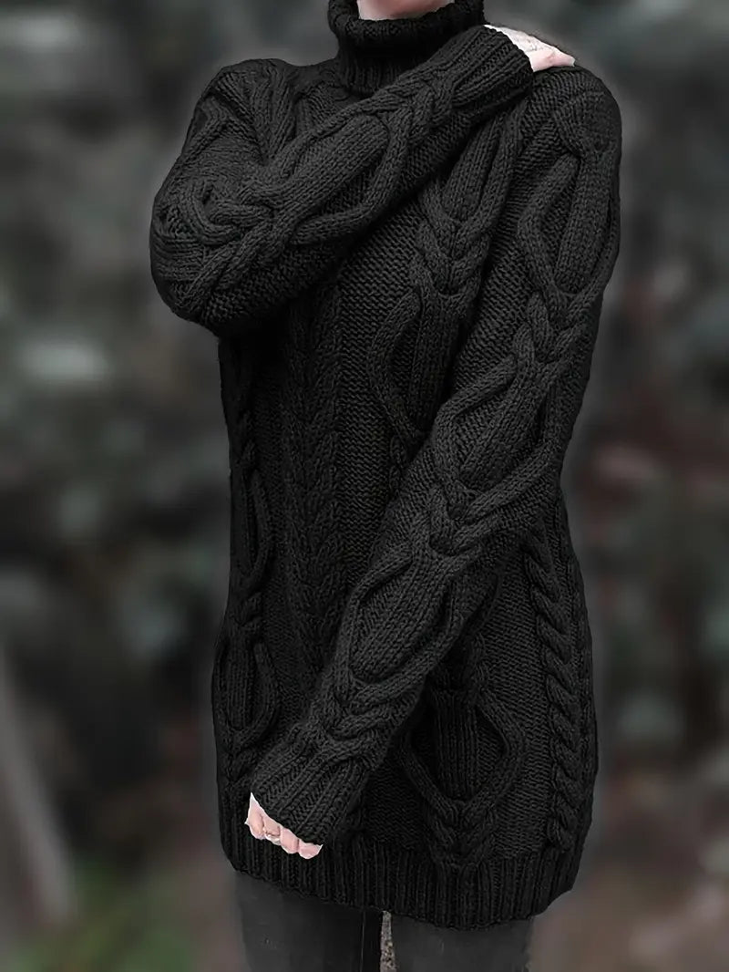 Pull Robe Col Roulé