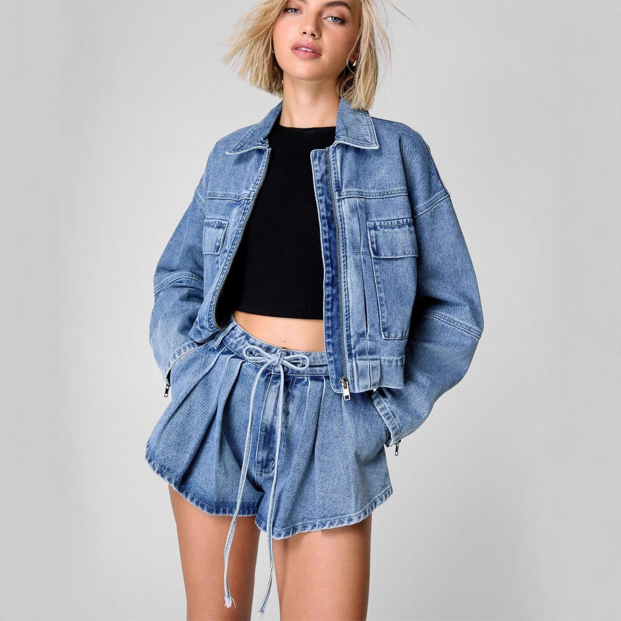 Ensemble Denim Veste & Pantalon