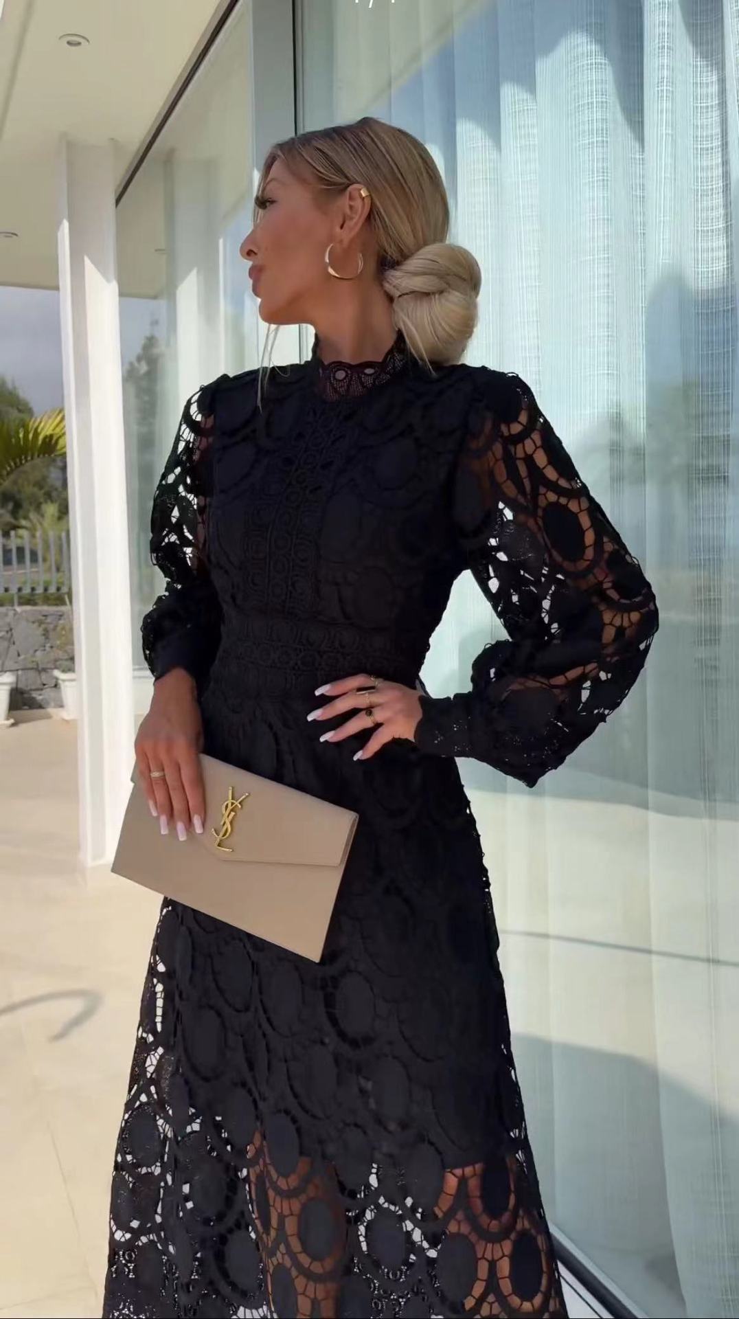 Robe Droite Triacétate