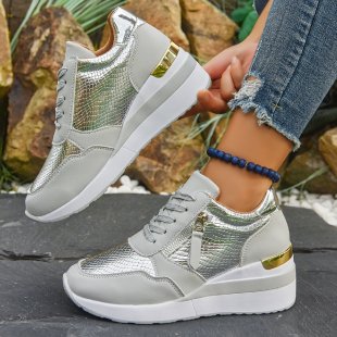 Baskets Semelle Compensée Casual