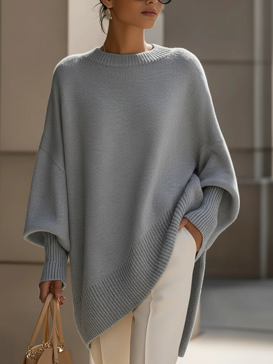 Poncho Oversize Maille