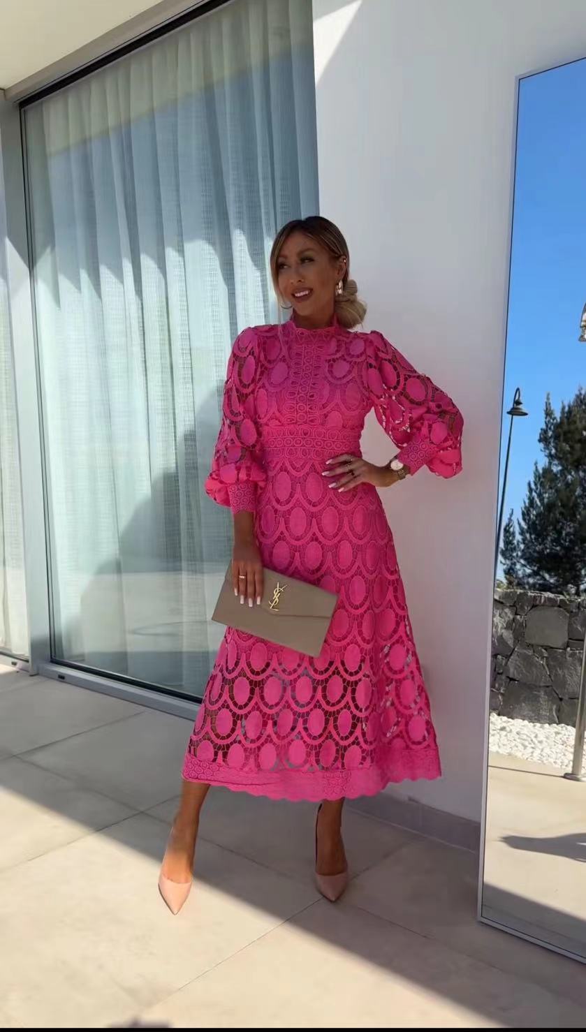 Robe Droite Triacétate