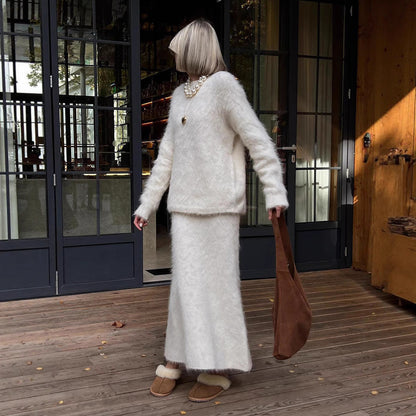Ensemble Jupe & Pull Tricoté