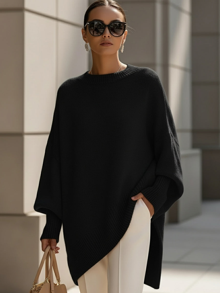 Poncho Oversize Maille