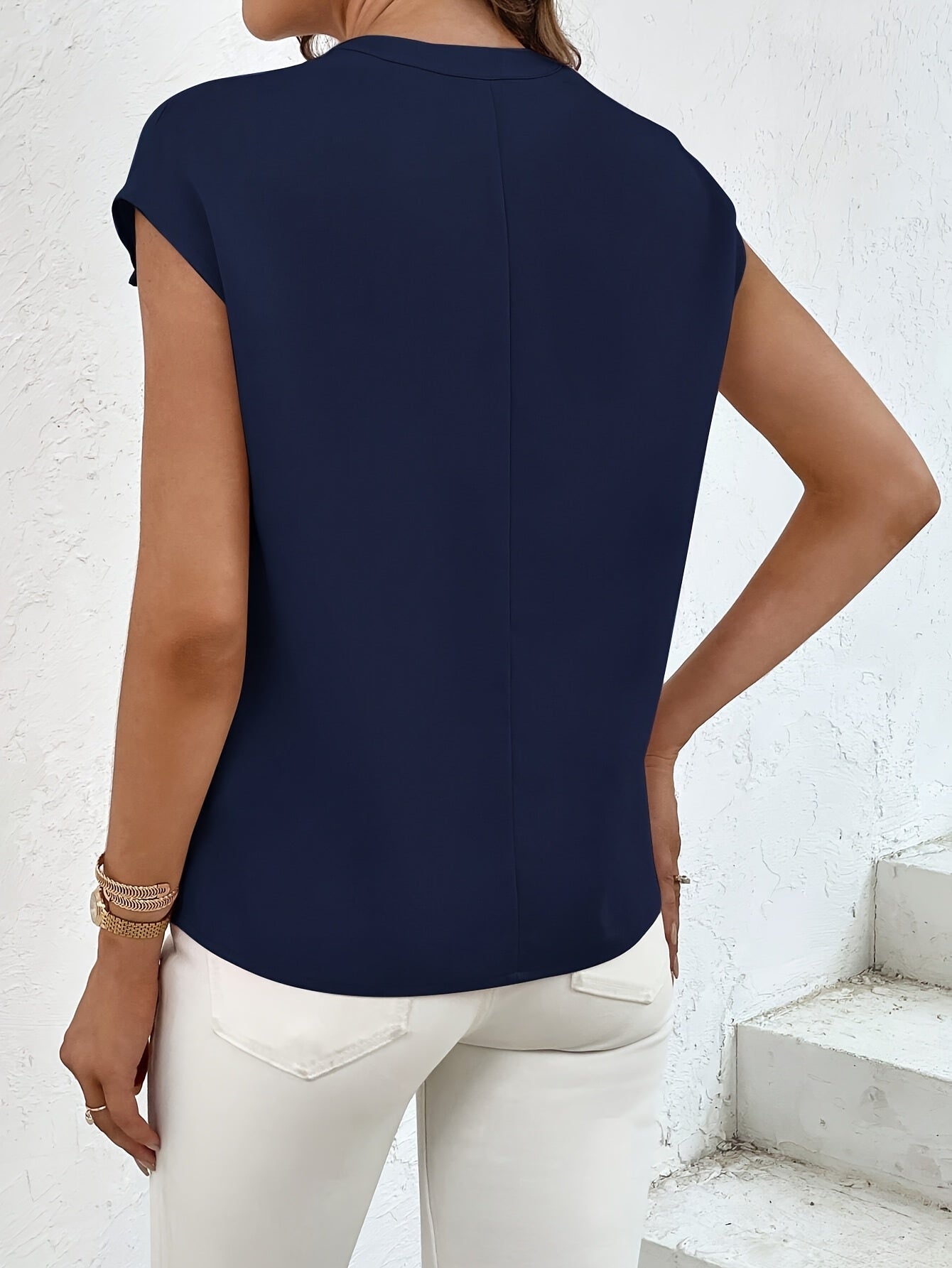 Chemise Été Manches Courtes Poches