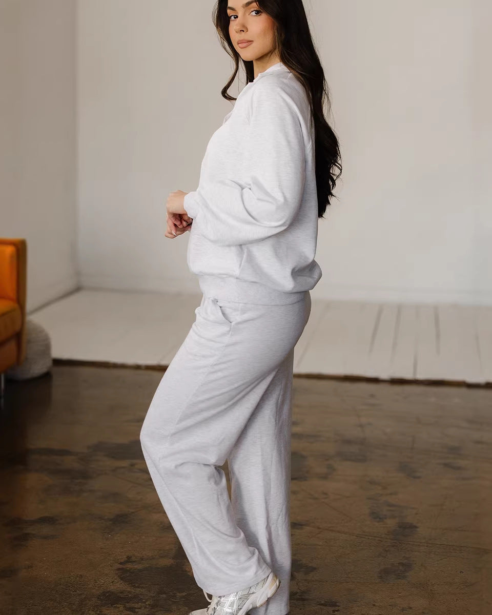 Ensemble Deux Pièces Casual Uni