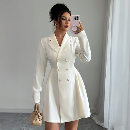 Robe Courte Manches Longues