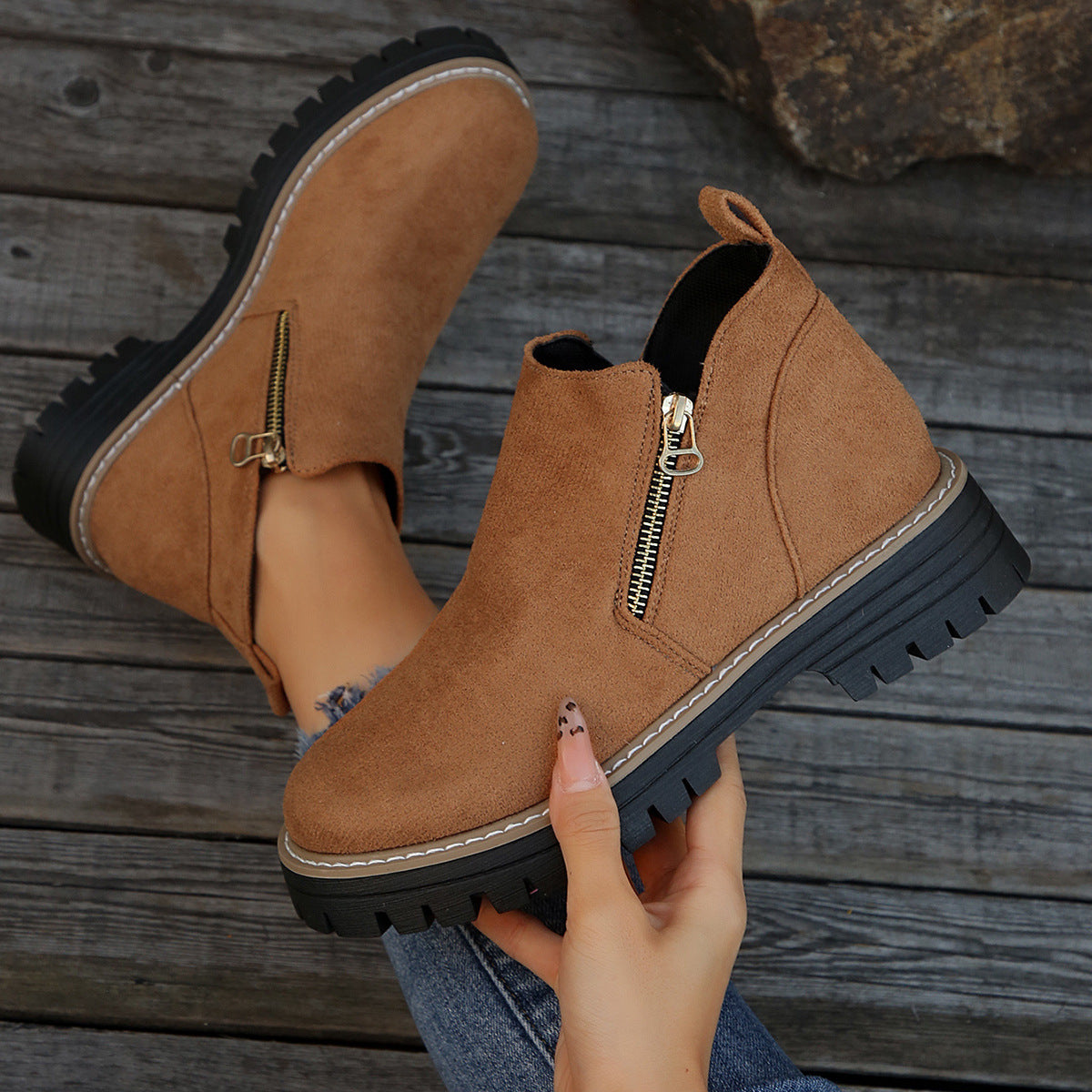 Chaussures Daim Hiver