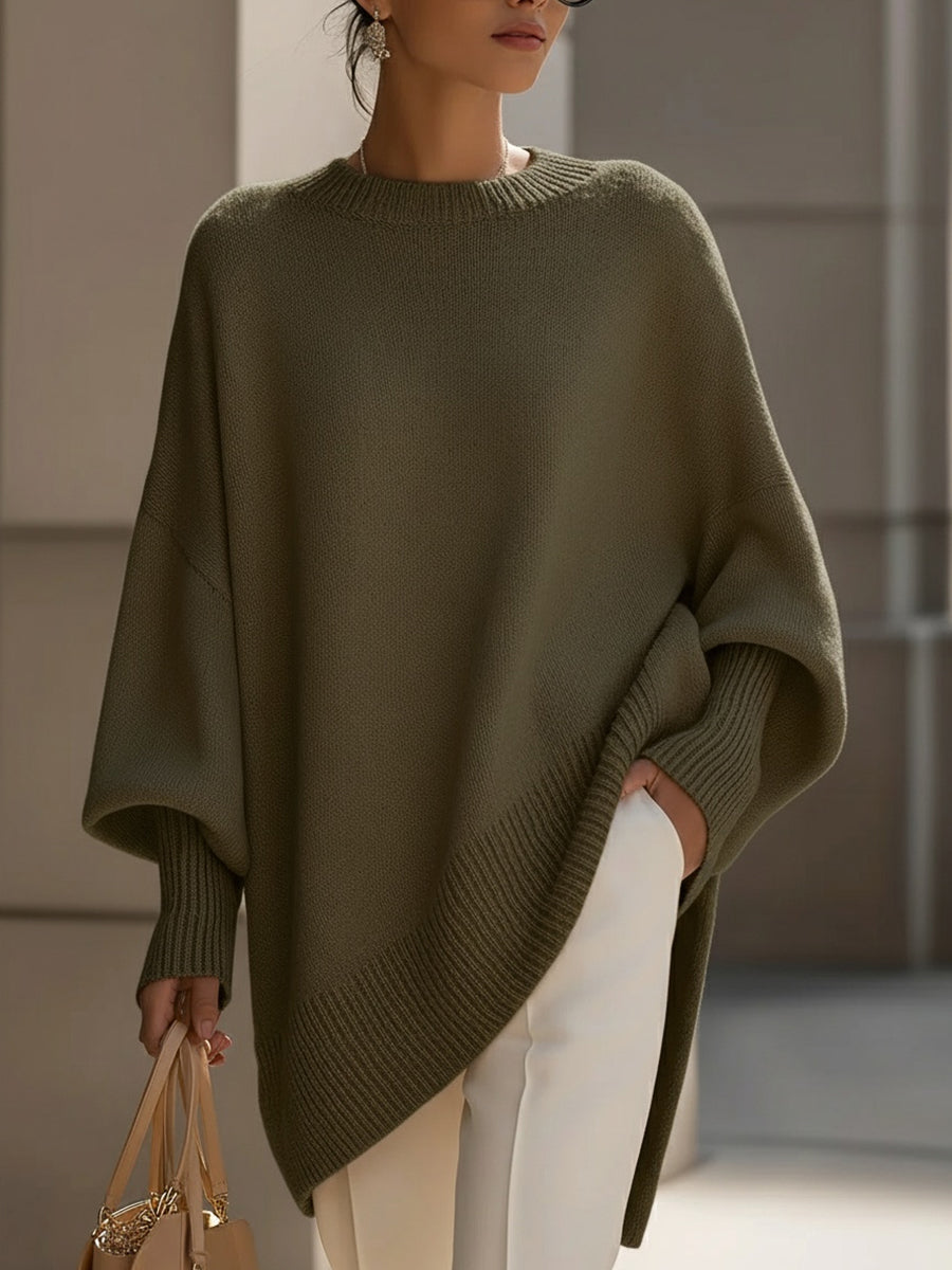 Poncho Oversize Maille