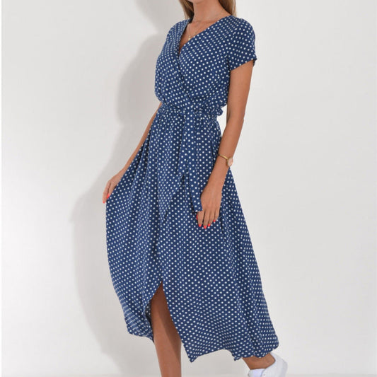 Robe fluide à coupe flatteuse