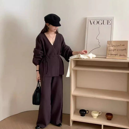 Cardigan Tricoté & Pantalon