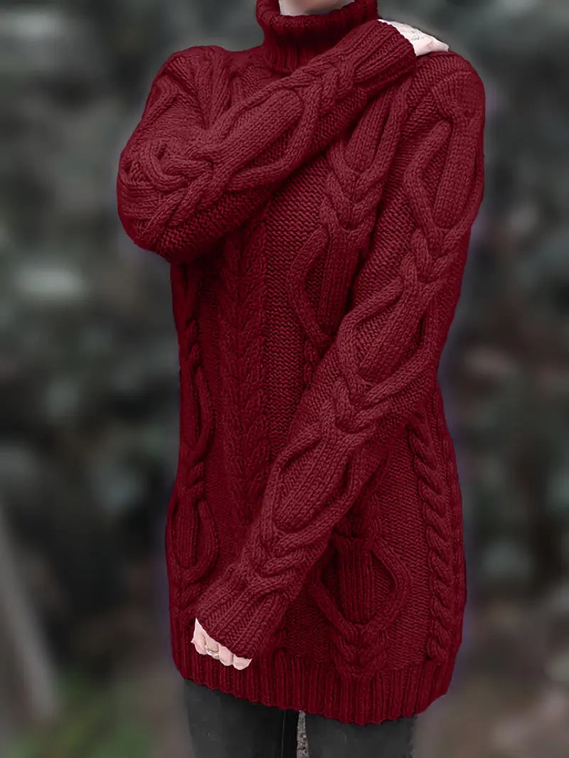 Pull Robe Col Roulé