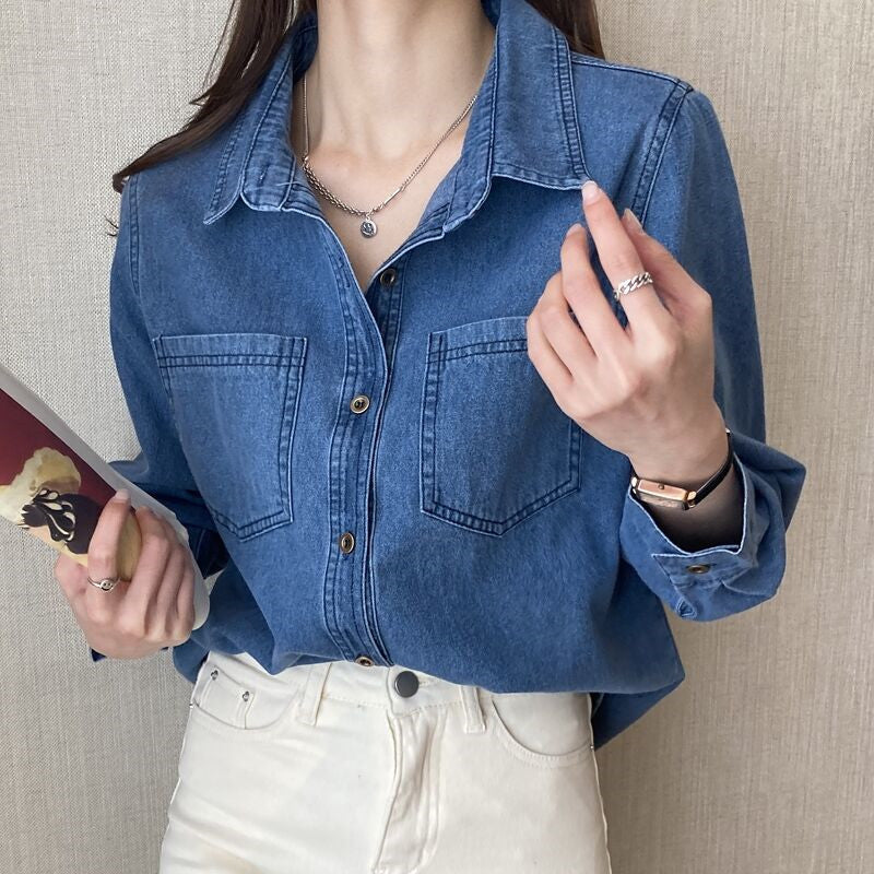 Chemise Denim Vintage