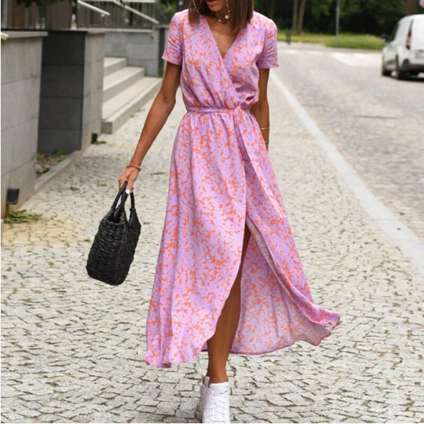 Robe fluide à coupe flatteuse