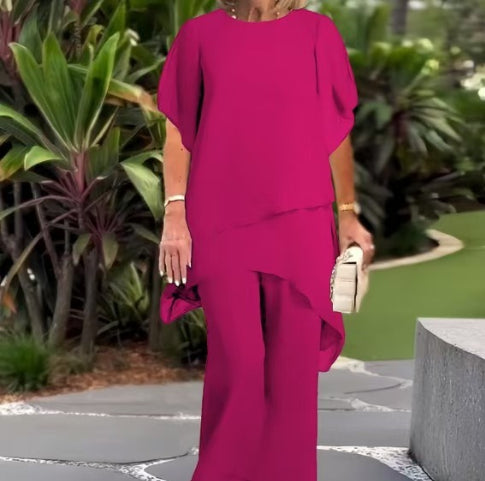 Ensemble Mousseline Loose Irrégulier