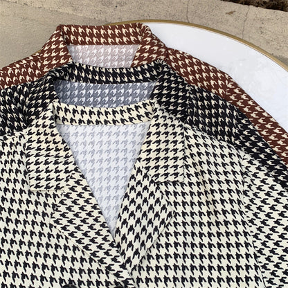 Veste à Carreaux Coupe Loose