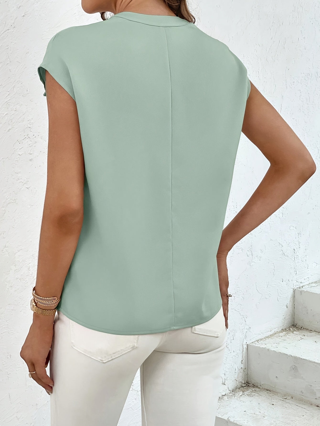 Chemise Été Manches Courtes Poches