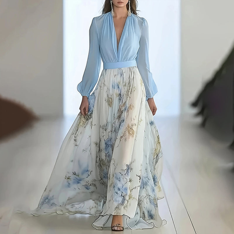Robe Longue Bohème Fleurie