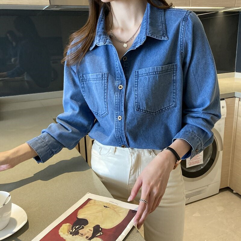 Chemise Denim Vintage