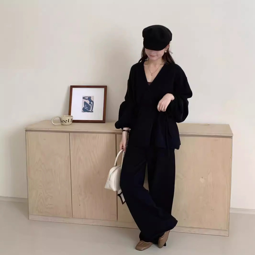 Cardigan Tricoté & Pantalon