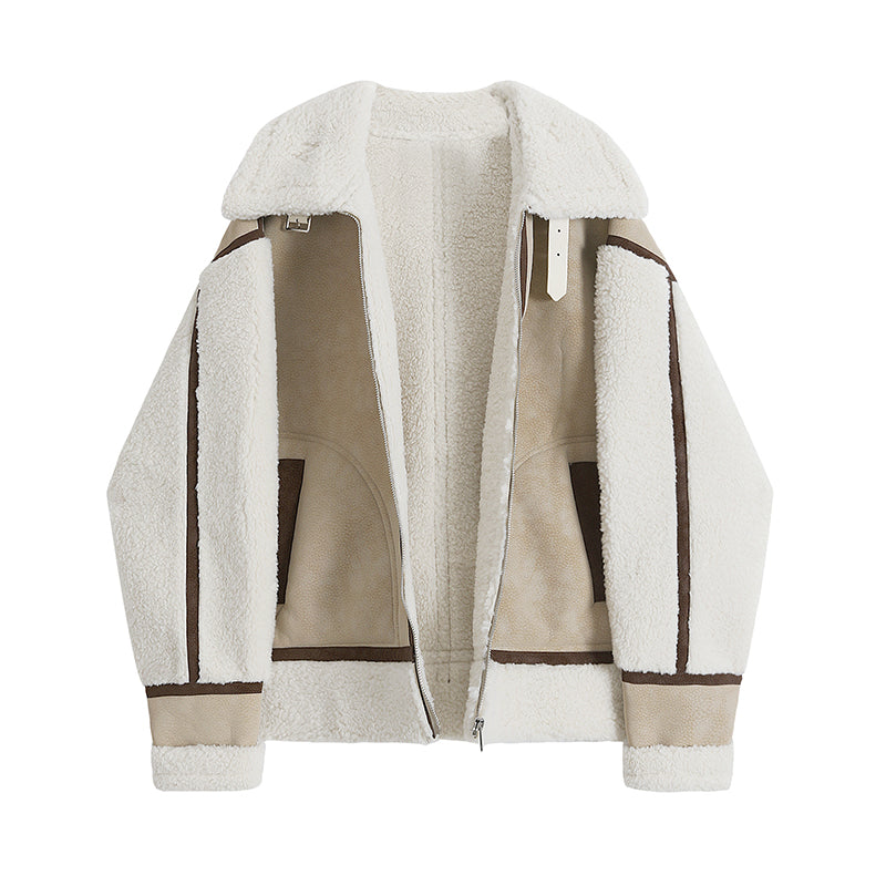 Manteau Tendance à Fourrure