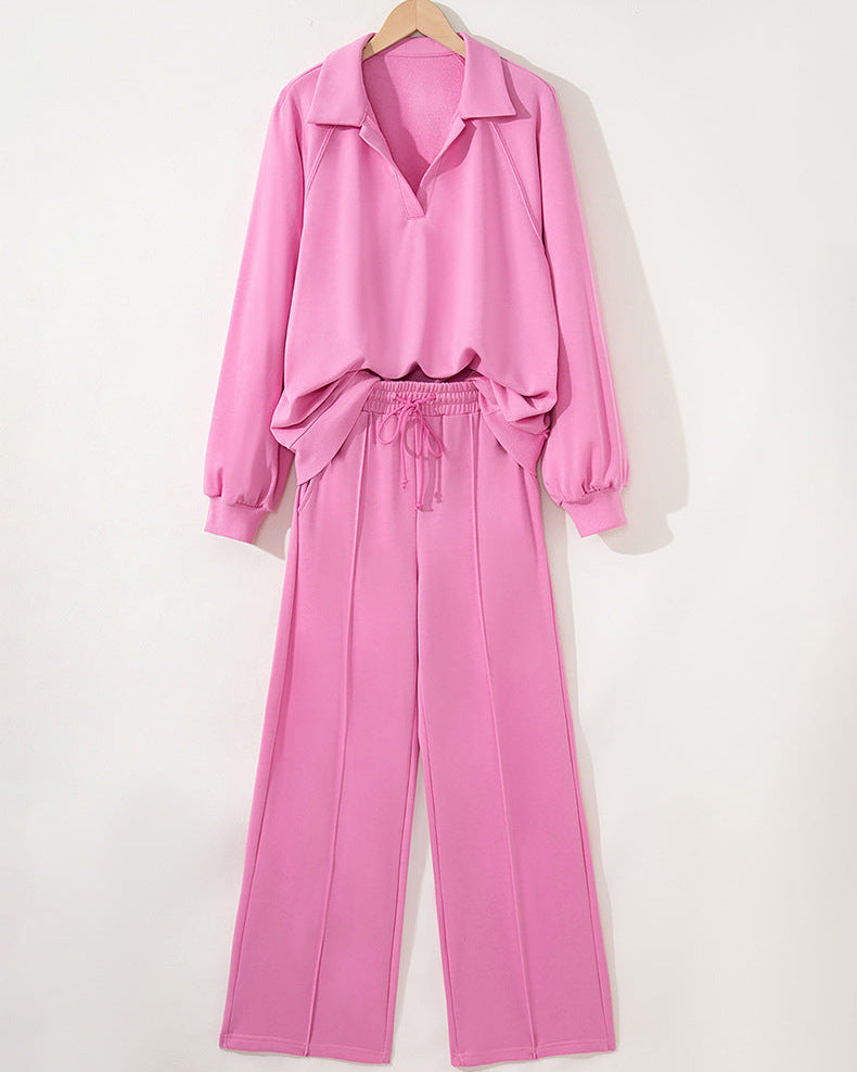 Ensemble Deux Pièces Casual Uni