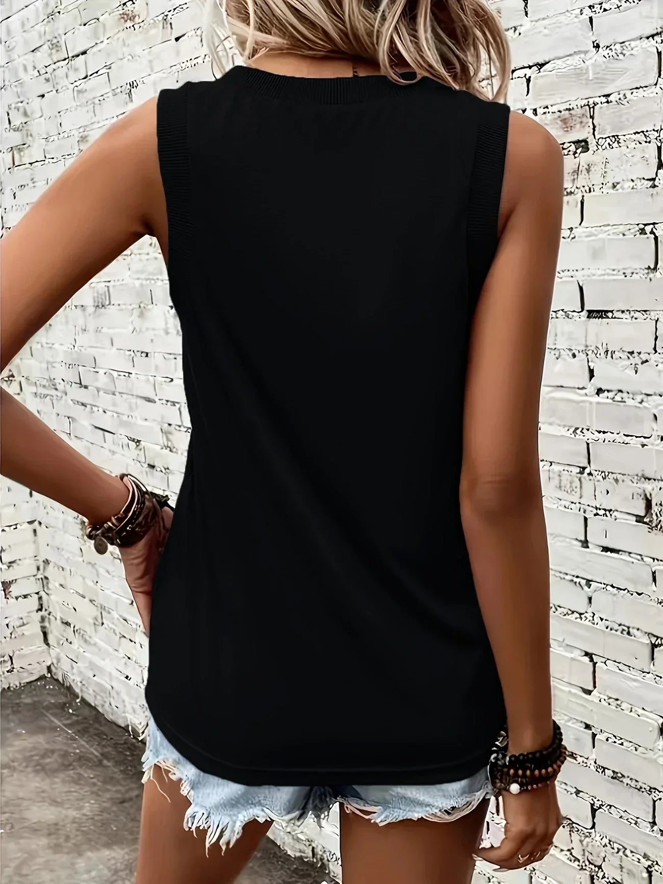 Top Respirant Coton Col V