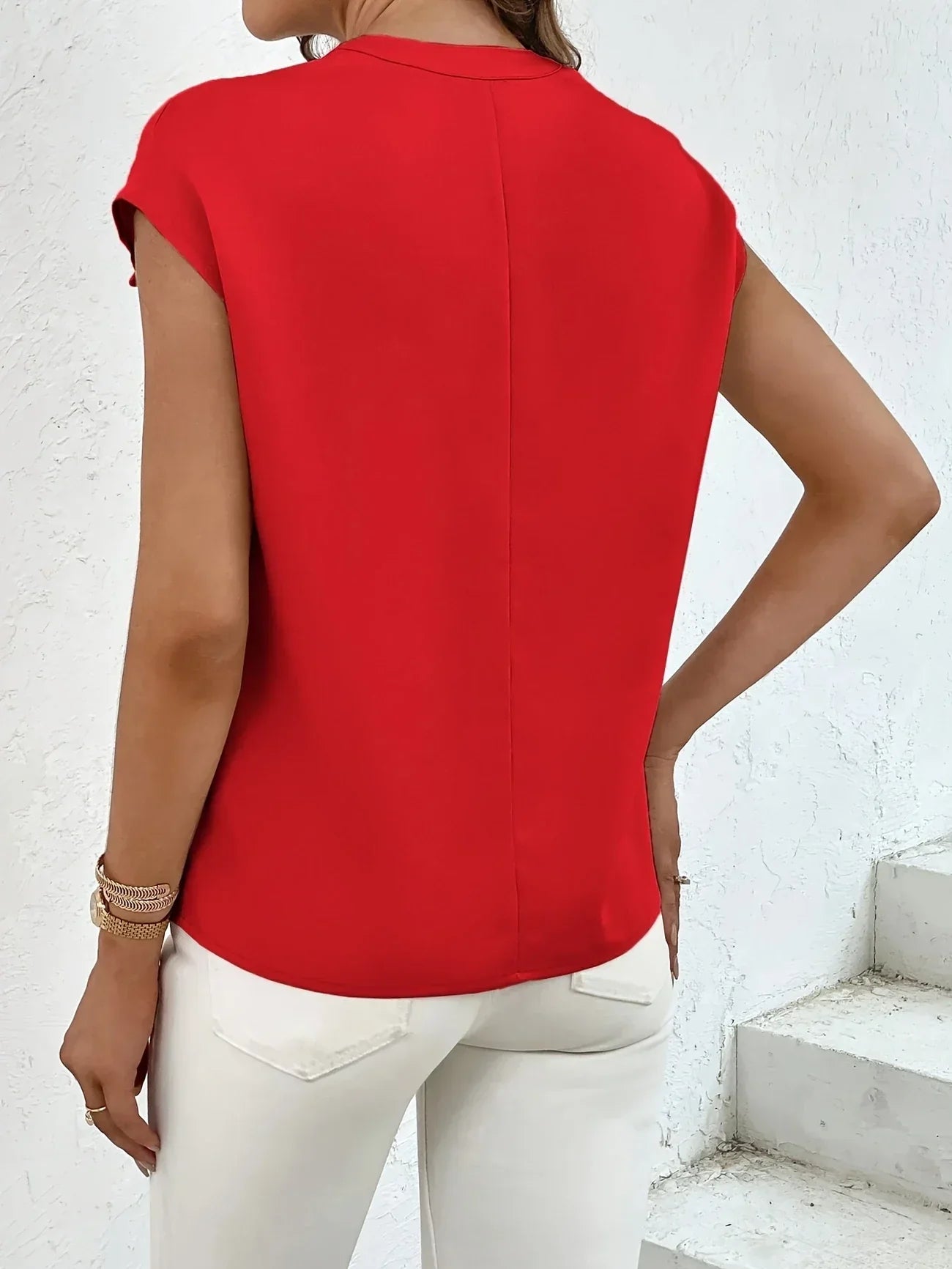 Chemise Été Manches Courtes Poches
